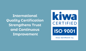 ISO 9001 Quality Management Certification for Hovi Care Ltd