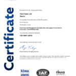 ISO 9001 Quality Management Certification for Hovi Care Ltd