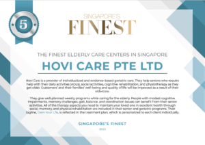 The finest elderly care centers in Singapore
